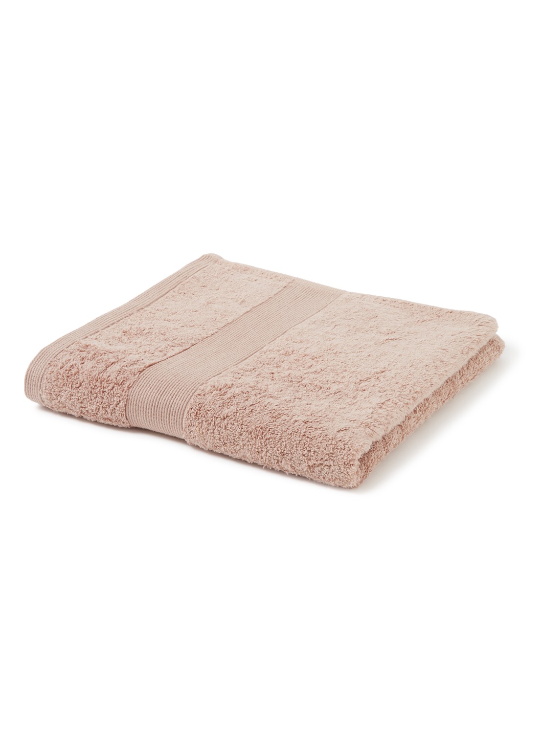 de Bijenkorf Home  Softness badhanddoek - 600 gr/m2 - 60 x 110 cm - voorkant 3 taupe