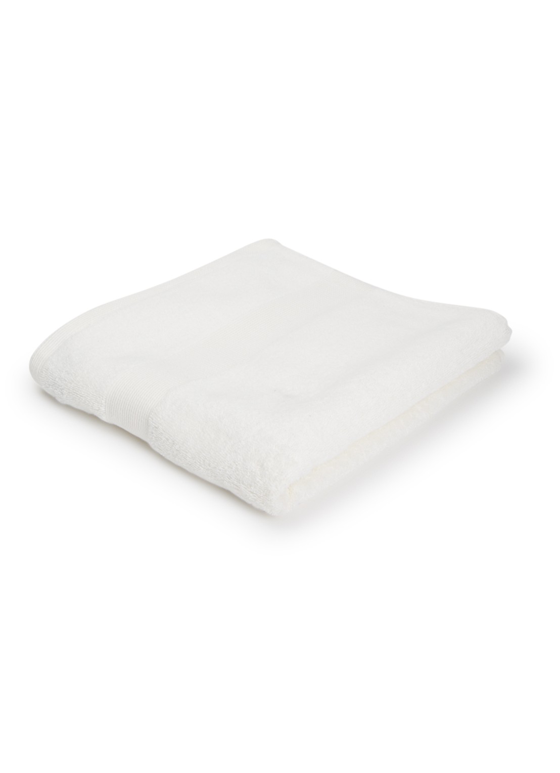 de Bijenkorf Home Softness badhanddoek - 600 gr/m2 - 60 x 110 cm - voorkant 2 wit
