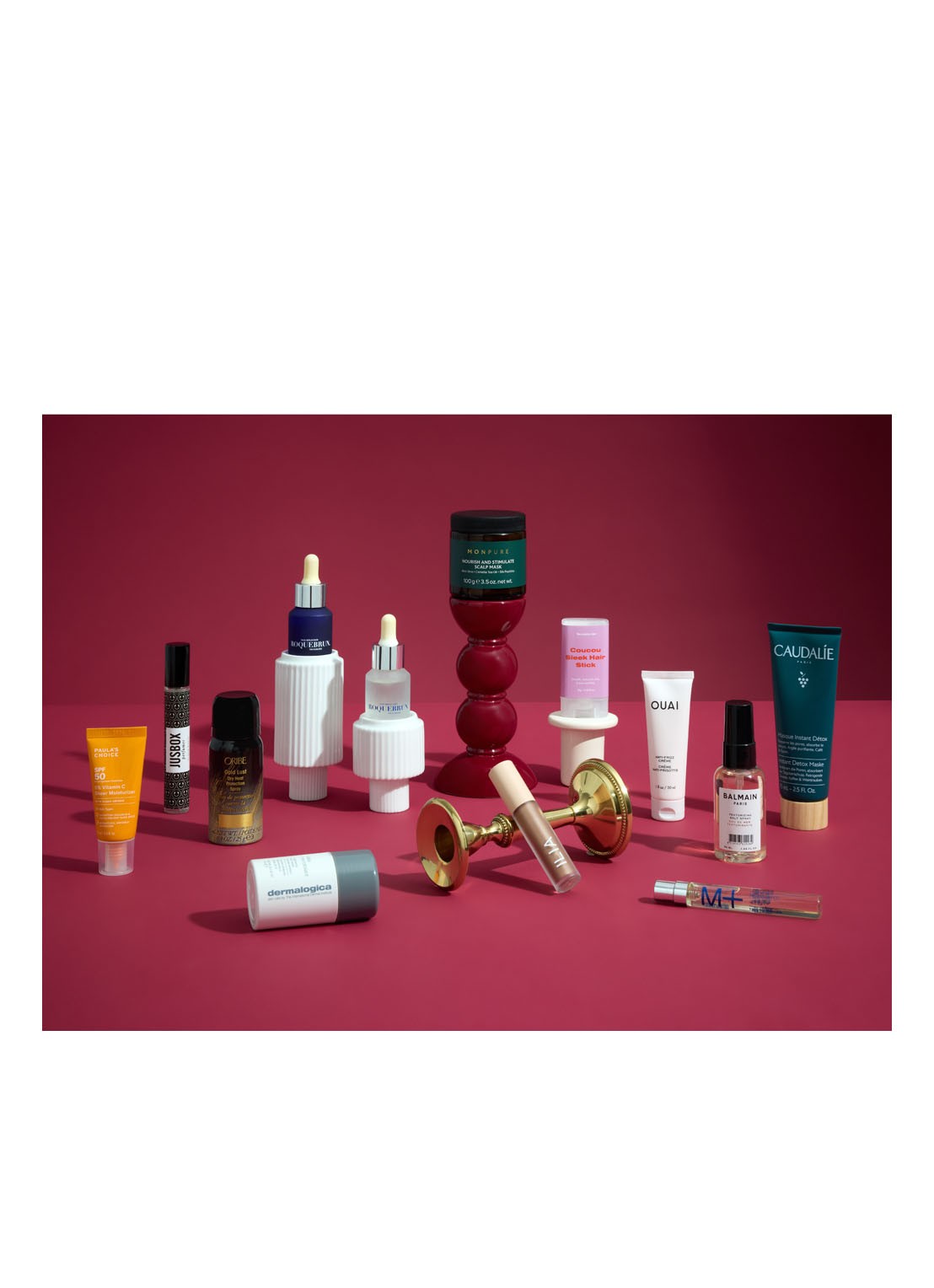 de Bijenkorf Limited Edition Beauty Box t.w.v. €250 - voorkant 2 roze