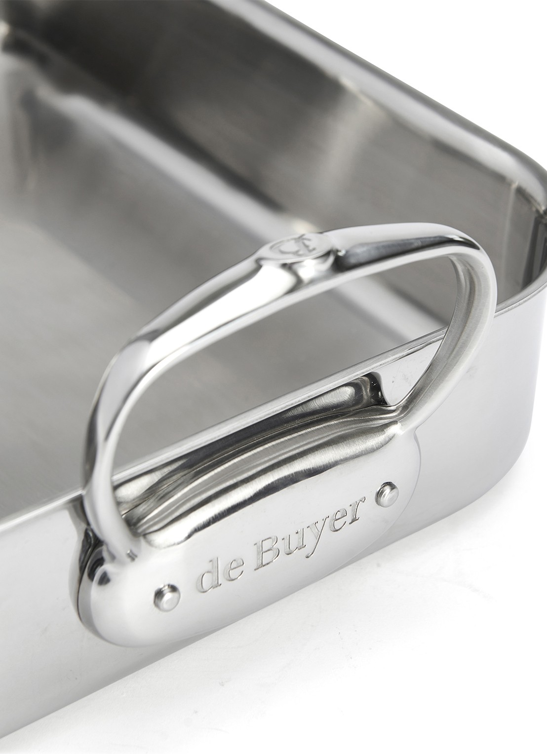 De Buyer  Affinity braadslede 35 cm - voorkant 4 zilver