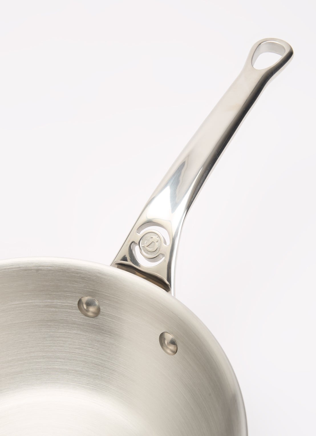 De Buyer Affinity sauteerpan Ø20 cm - voorkant 3 zilver