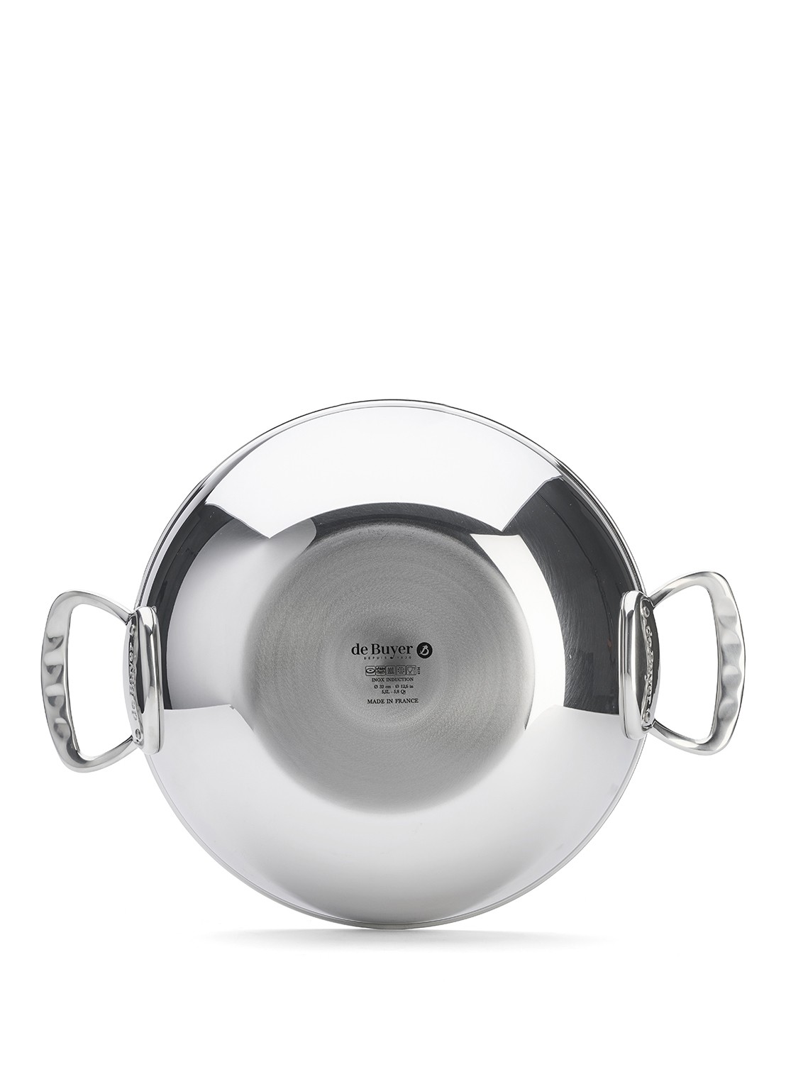 De Buyer Affinity wokpan ø 32cm - achterkant 3 zilver