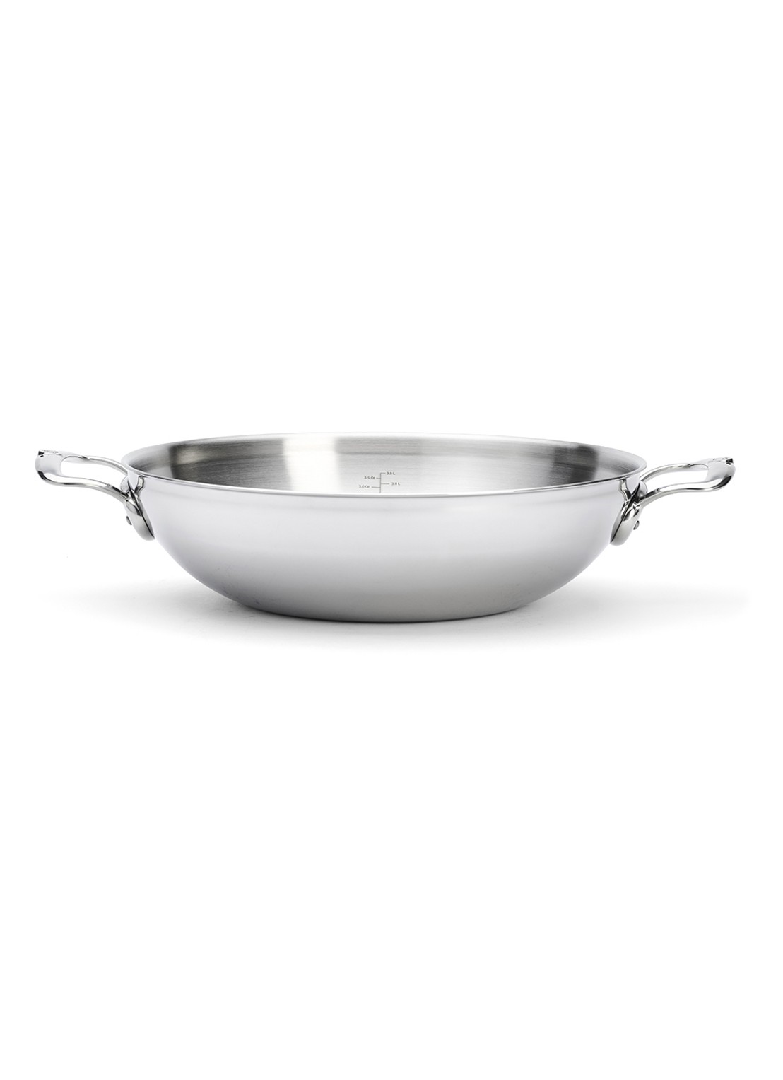 De Buyer Affinity wokpan ø 32cm - voorkant 2 zilver