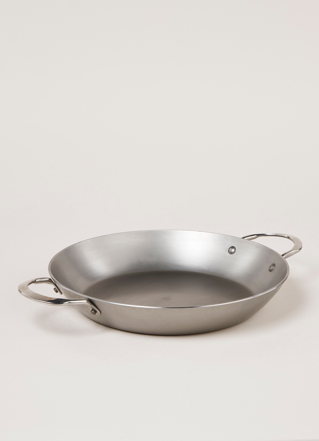De Buyer Mineral B paellapan Ø32 cm  - voorkant 2 zilver