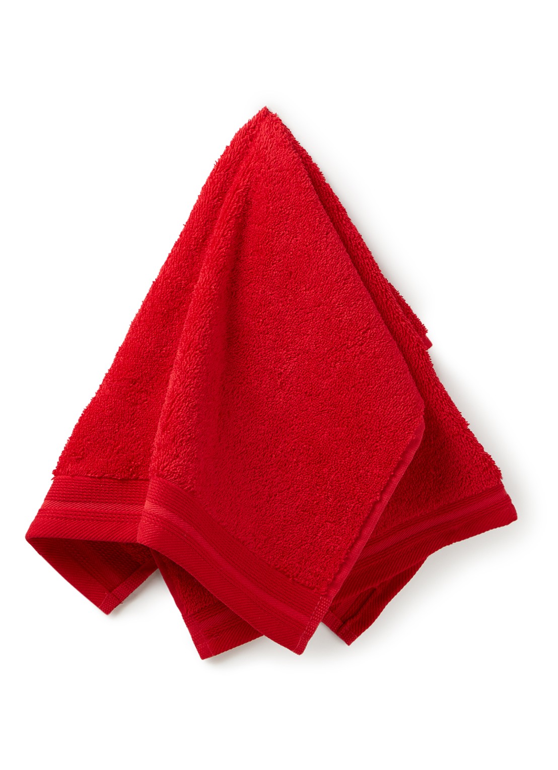 De Witte Lietaer Excellence keukendoek van katoen 60 x 40 cm - voorkant steenrood