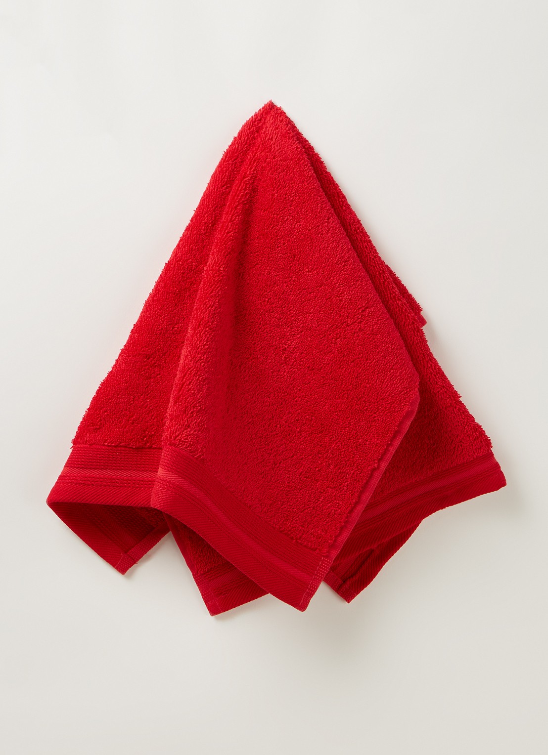 De Witte Lietaer Excellence keukendoek van katoen 60 x 40 cm - voorkant 2 steenrood