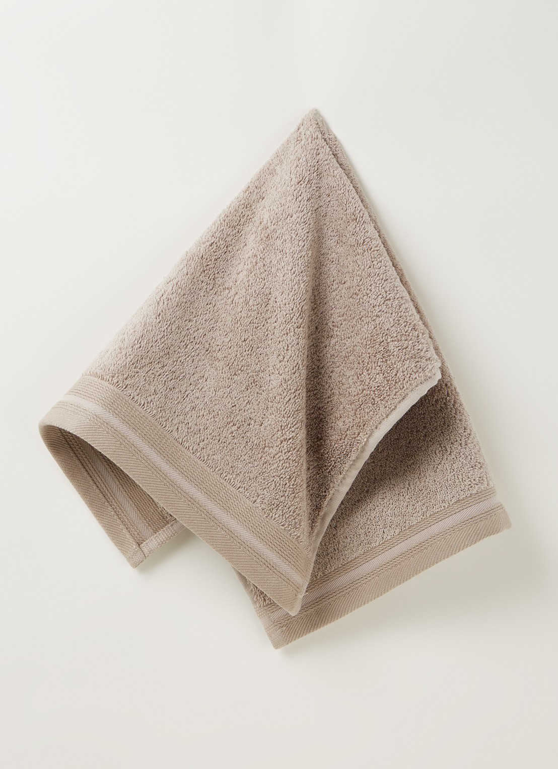 De Witte Lietaer Excellence keukendoek van katoen 60 x 40 cm - voorkant 2 lichtbruin