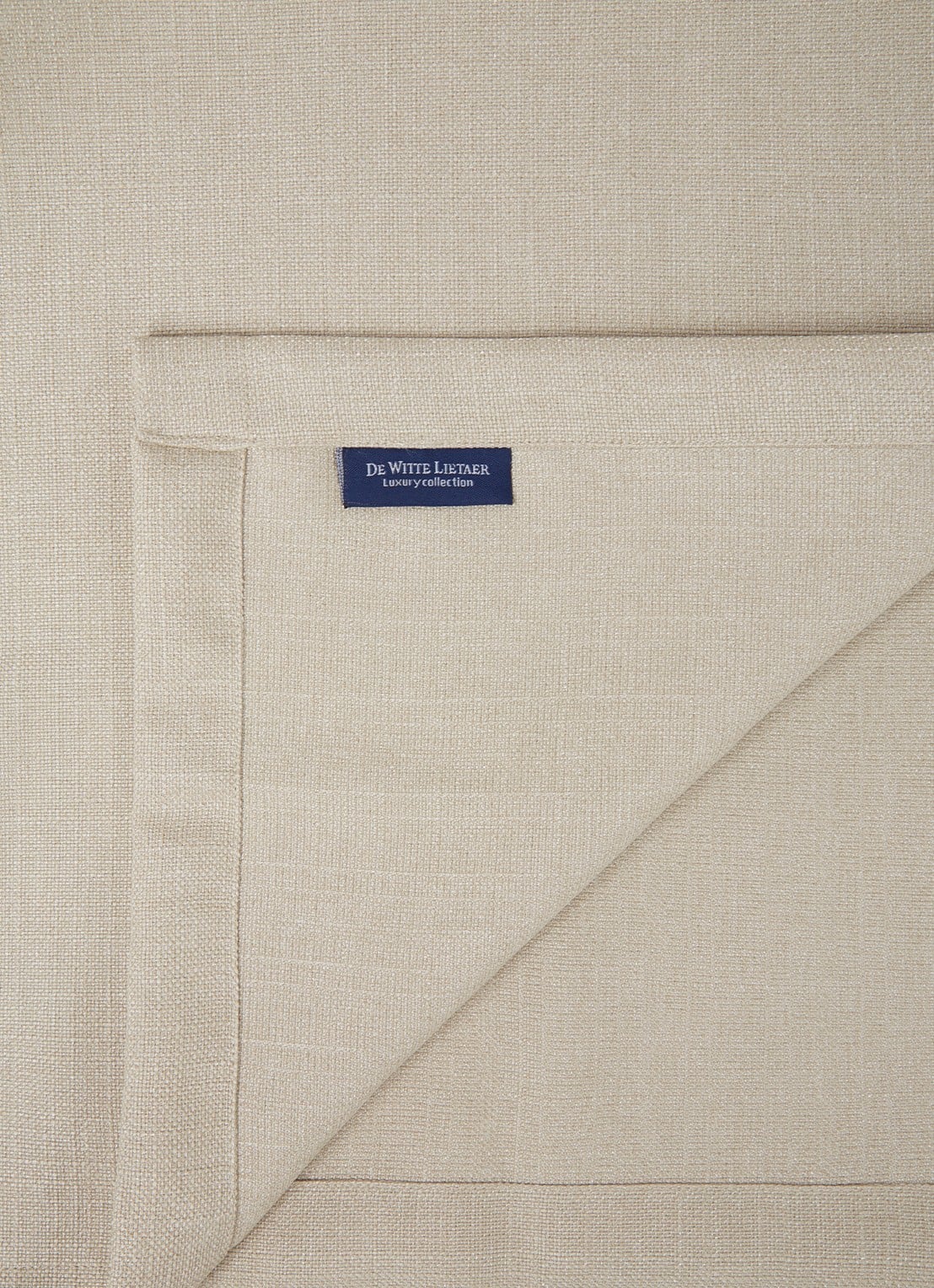 De Witte Lietaer Gibson tafelkleed 145 x 310 cm - detail 3 zand