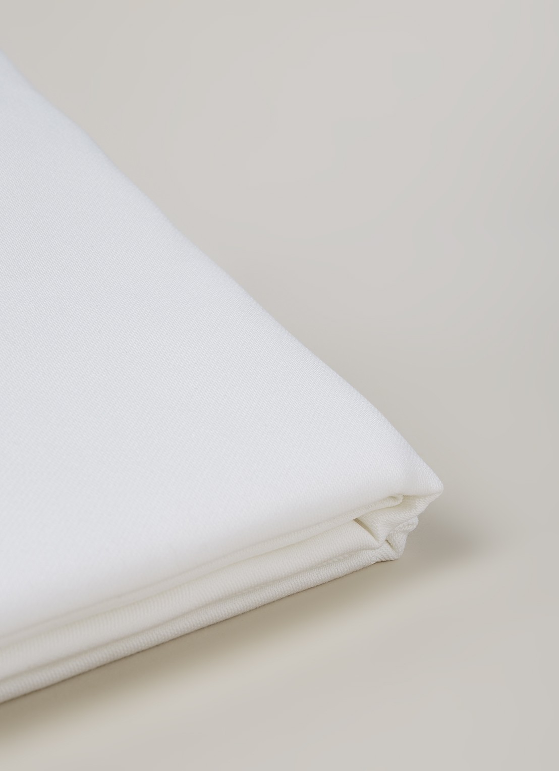 De Witte Lietaer Luna-a tafelkleed van katoen 260 x 160 cm - detail 3 wit