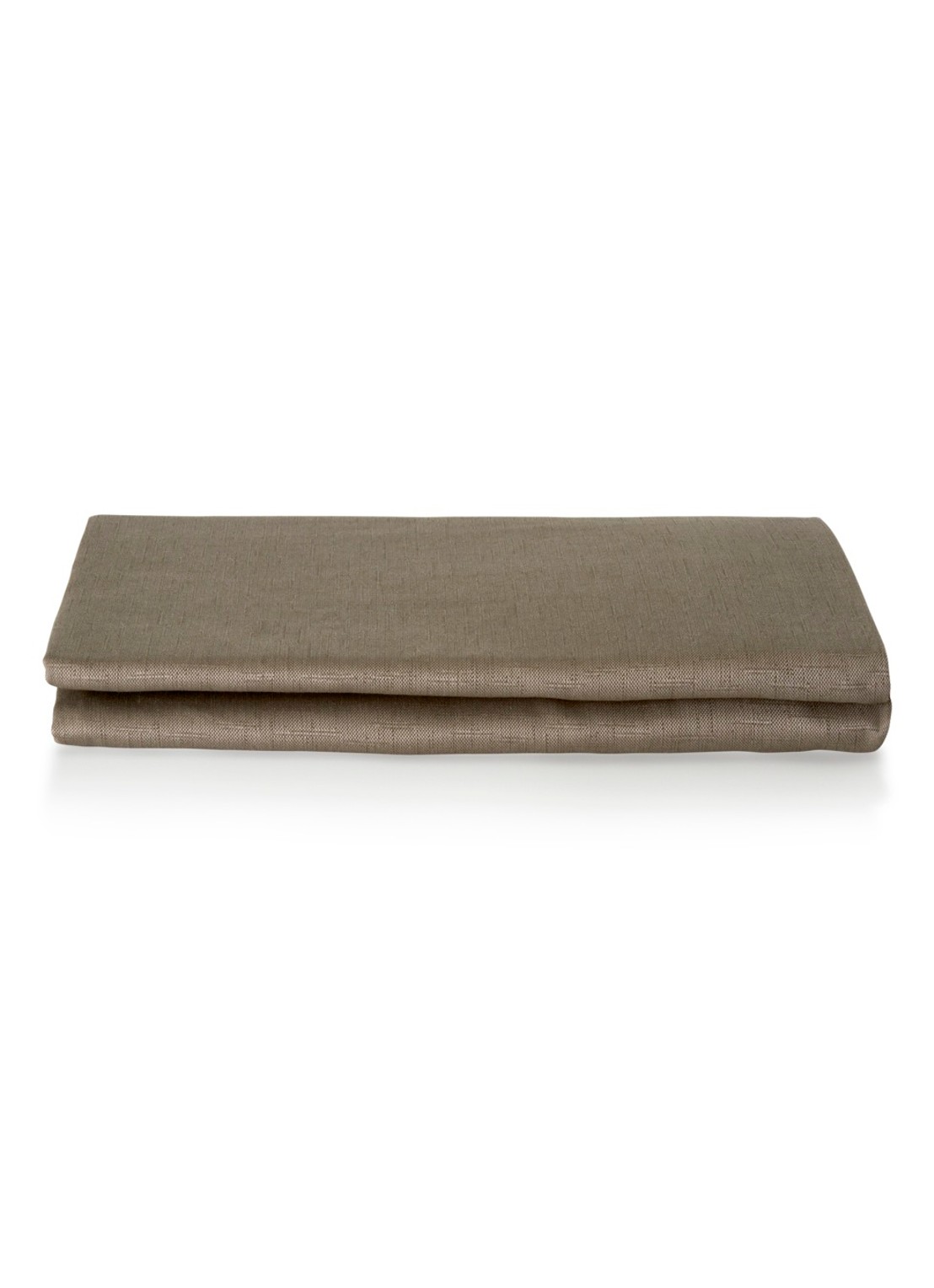 De Witte Lietaer Sonora tafelkleed van katoen 160 x 260 cm - voorkant taupe