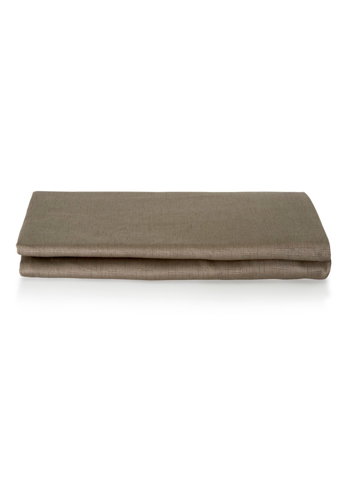 De Witte Lietaer Sonora tafelkleed van katoen 160 x 310 cm - voorkant taupe