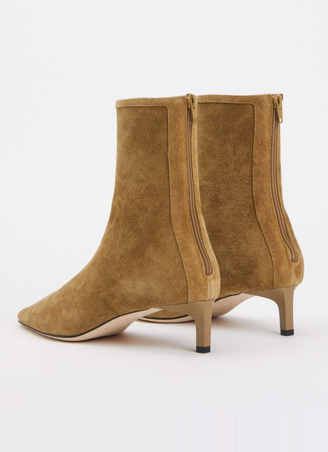 Dear Frances Topo enkellaars van suède - achterkant camel