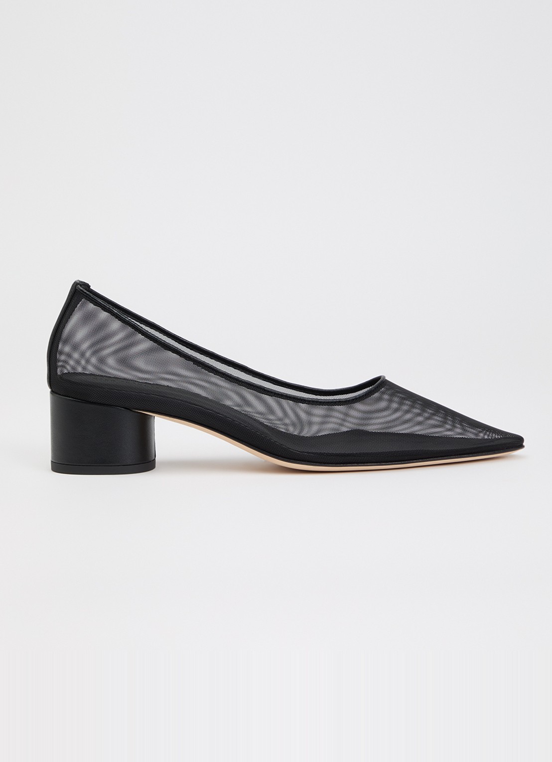 Dear Frances Topo pump van leer - voorkant 6 zwart