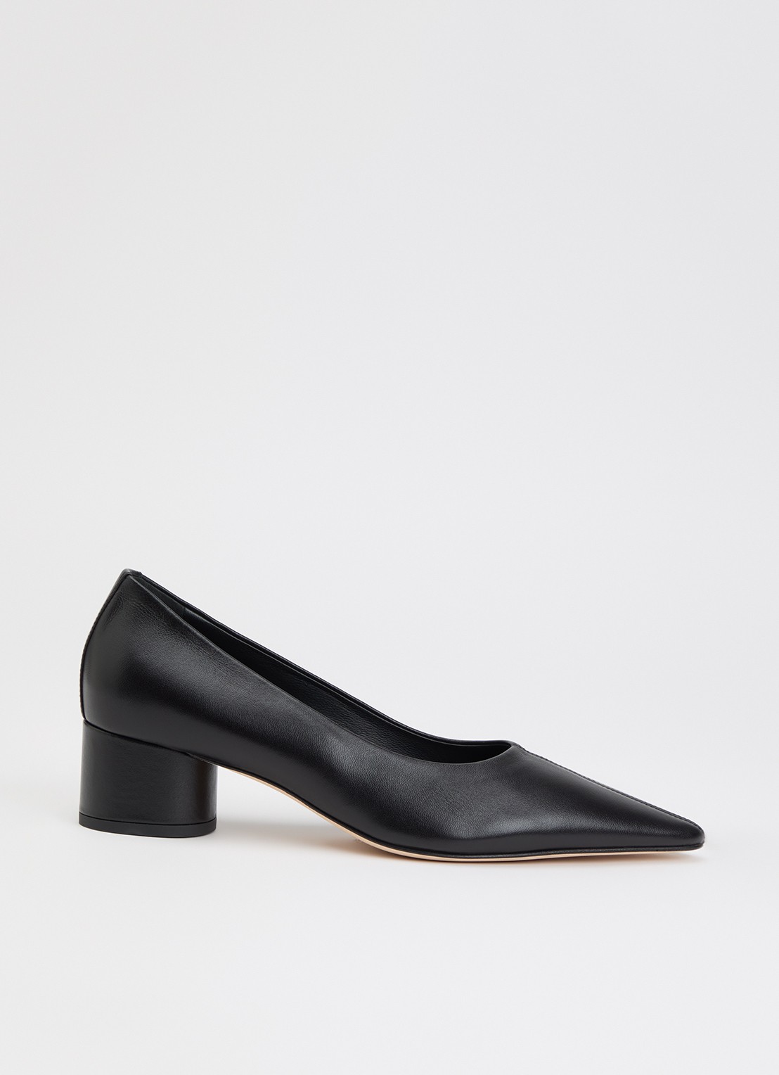 Dear Frances Topo pump van leer - voorkant 6 zwart