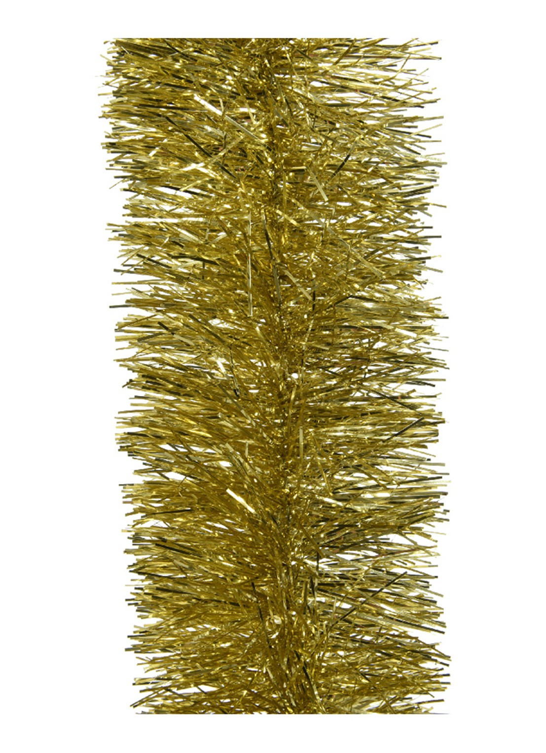 Decoris Lametta kerstslinger 270 cm - voorkant goud