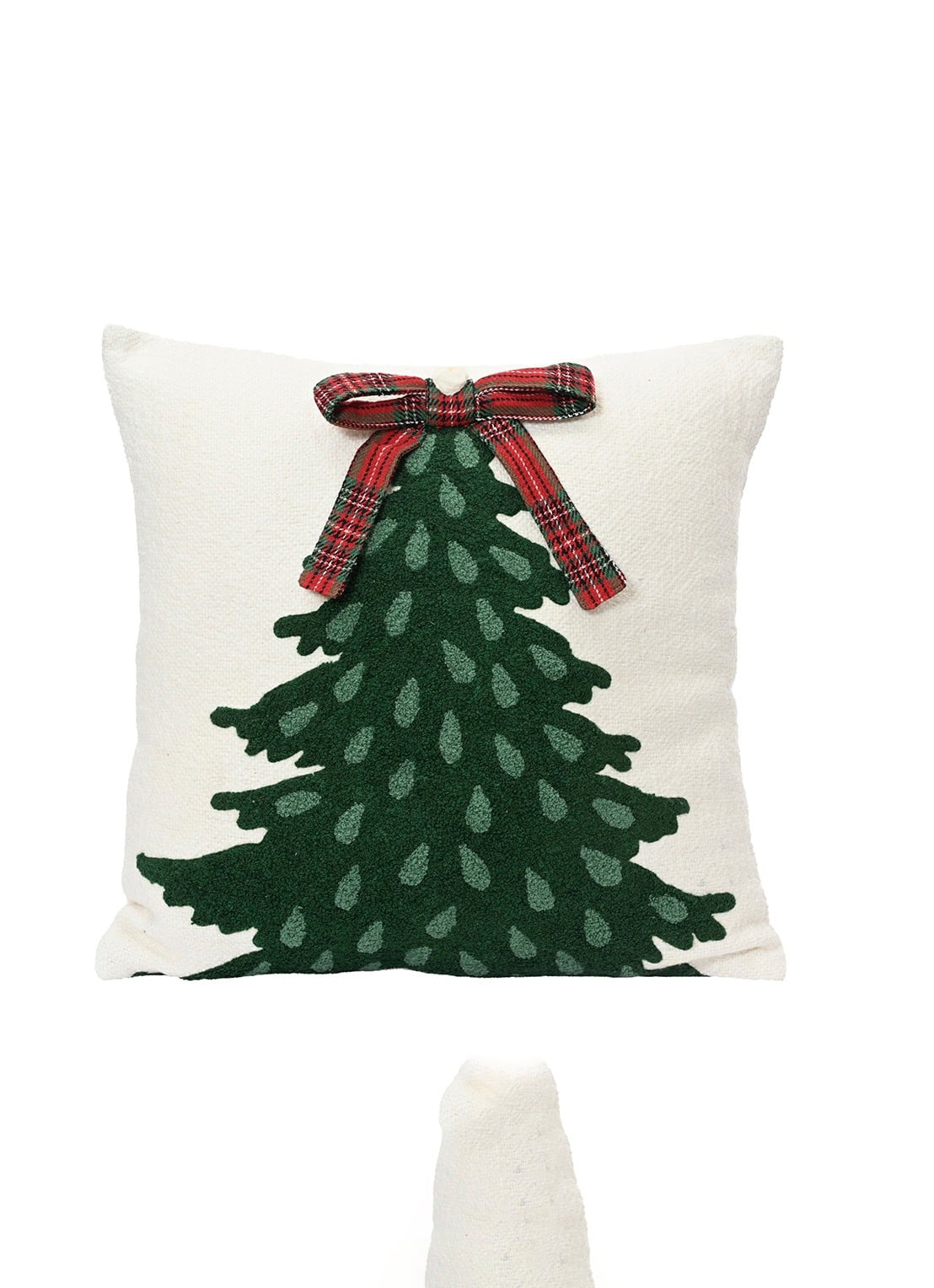 Decoris Sierkussen 45 x 45 cm - voorkant gebroken wit