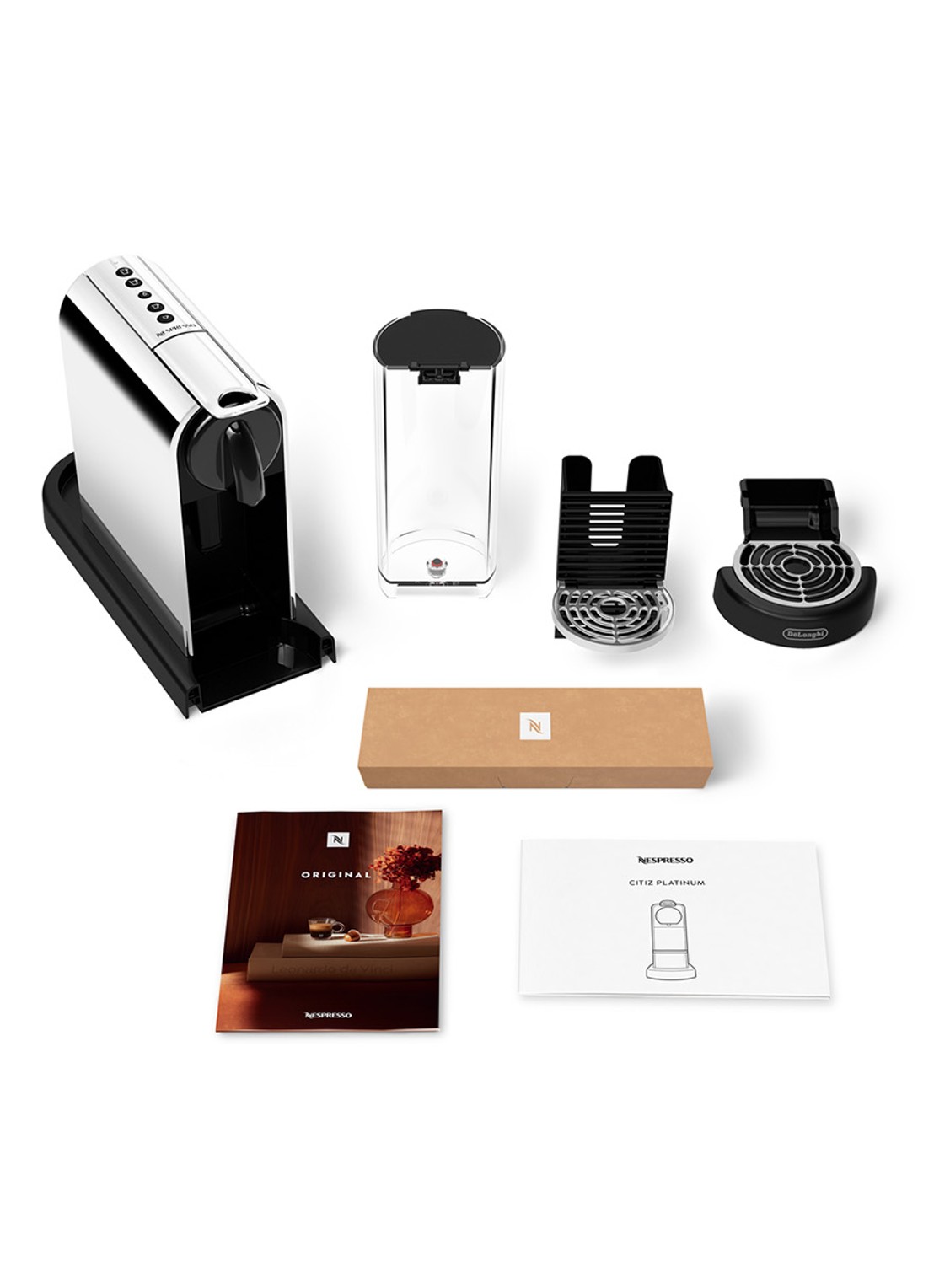DeLonghi Citiz Nespresso koffiecupmachine - EN220.M - detail 6 zilver