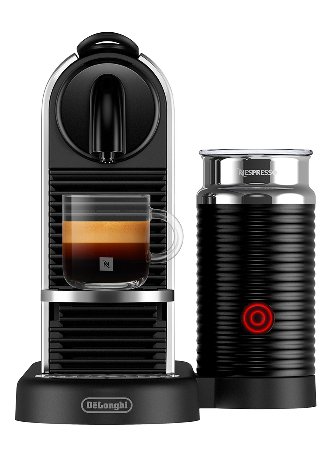 DeLonghi Citiz Platinum & Milk Nespresso koffiecupmachine - met melkopschuimer - EN330.M - detail 6 zilver