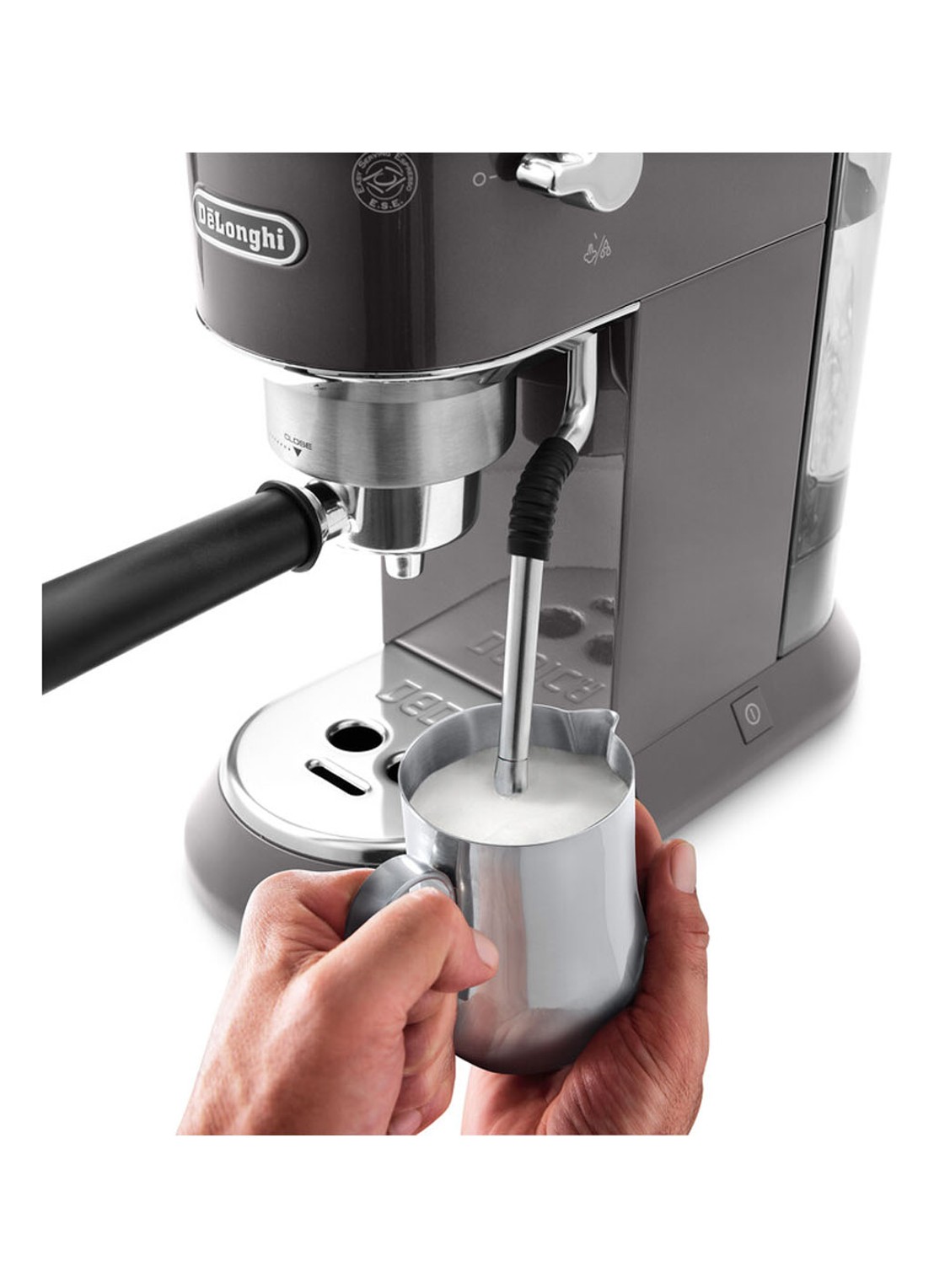 DeLonghi Dedica Arte espressomachine - EC885 - detail grijs