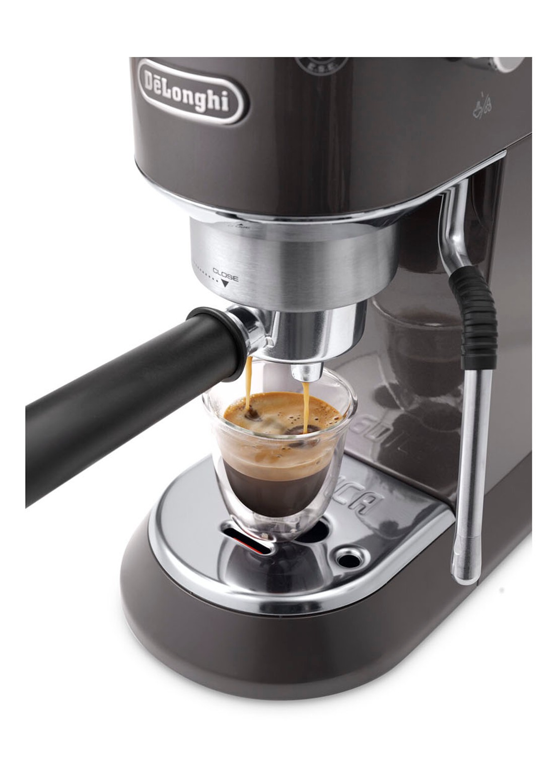 DeLonghi Dedica Arte espressomachine - EC885 - detail 2 grijs
