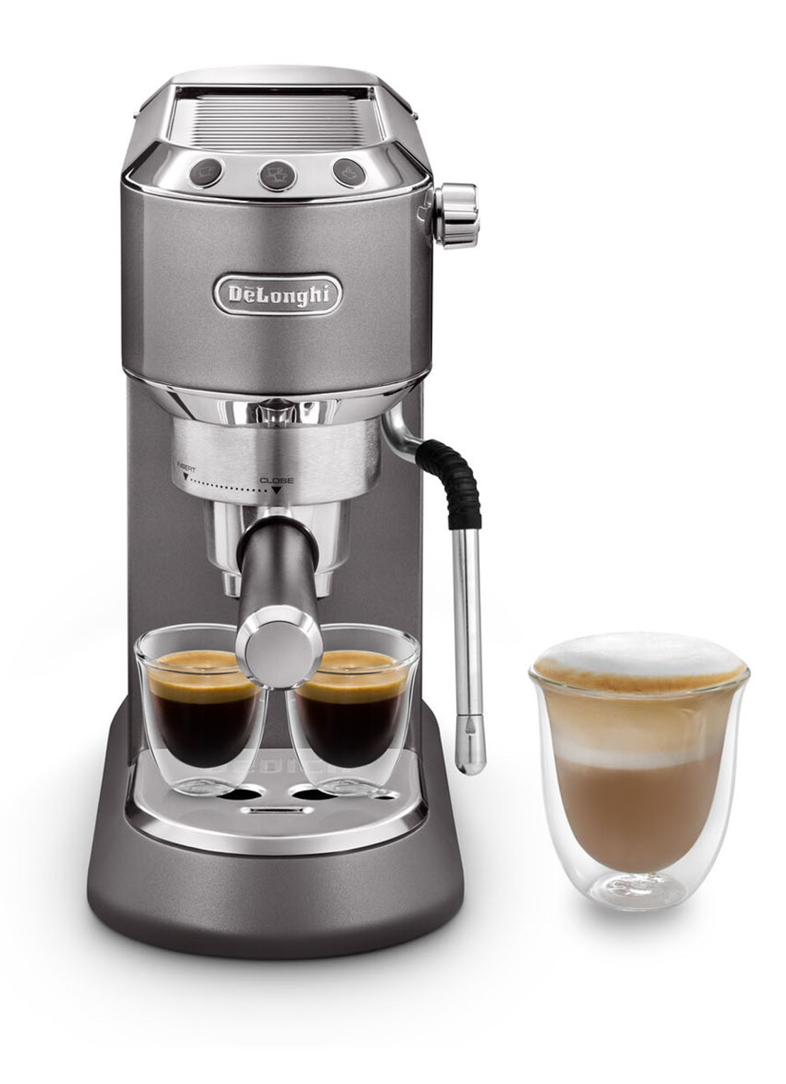 DeLonghi Dedica Arte espressomachine - EC885 - voorkant 6 grijs