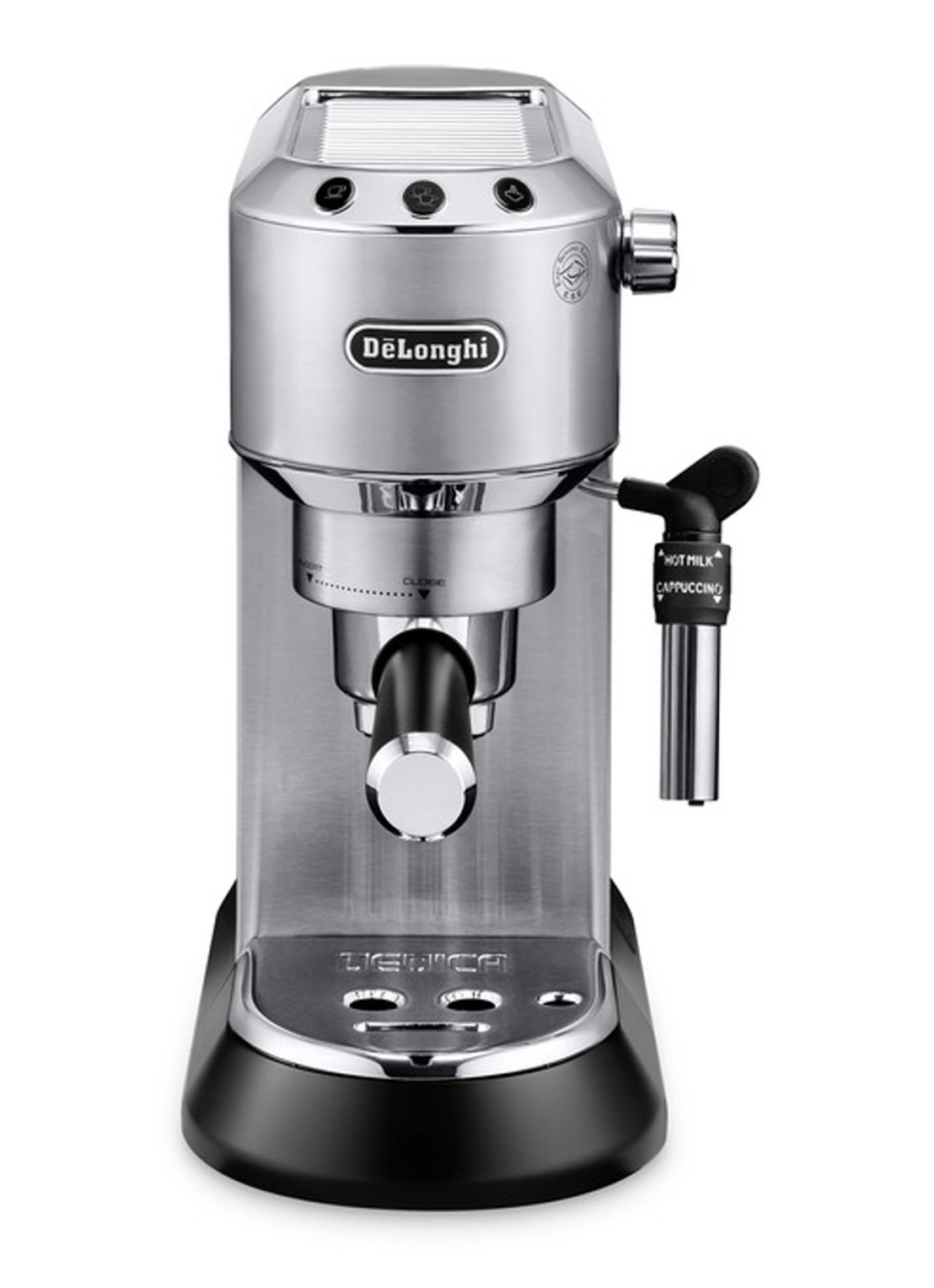 DeLonghi Dedica espressomachine EC685.M - voorkant 6 zilver