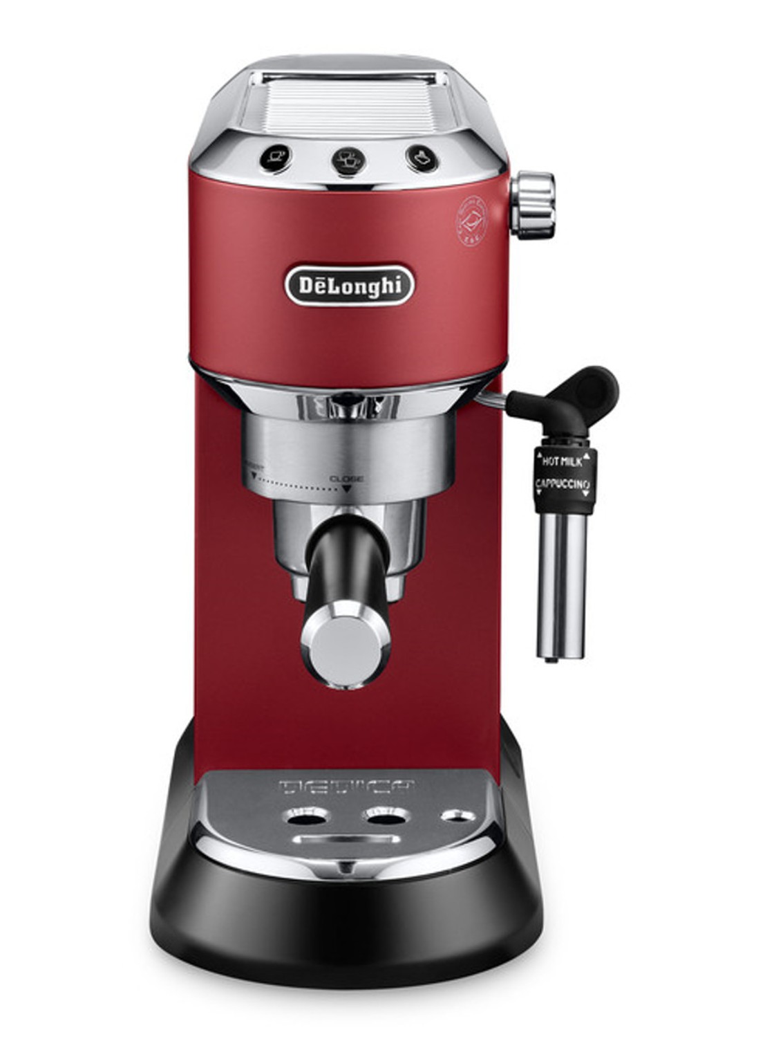 DeLonghi Dedica espressomachine EC685.R - voorkant 6 steenrood