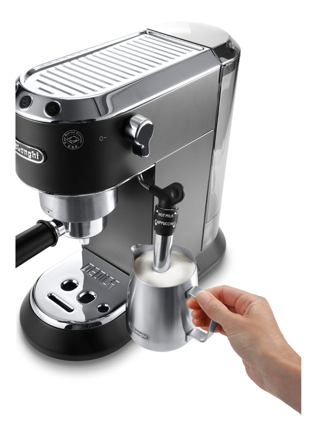 DeLonghi Dedica Style espressomachine EC685.BK - detail 3 zwart