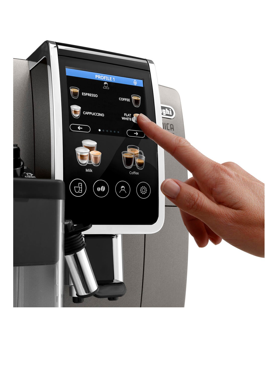 DeLonghi Dinamica Plus volautomatische espressomachine - ECAM380.95TB - detail 3 multicolor