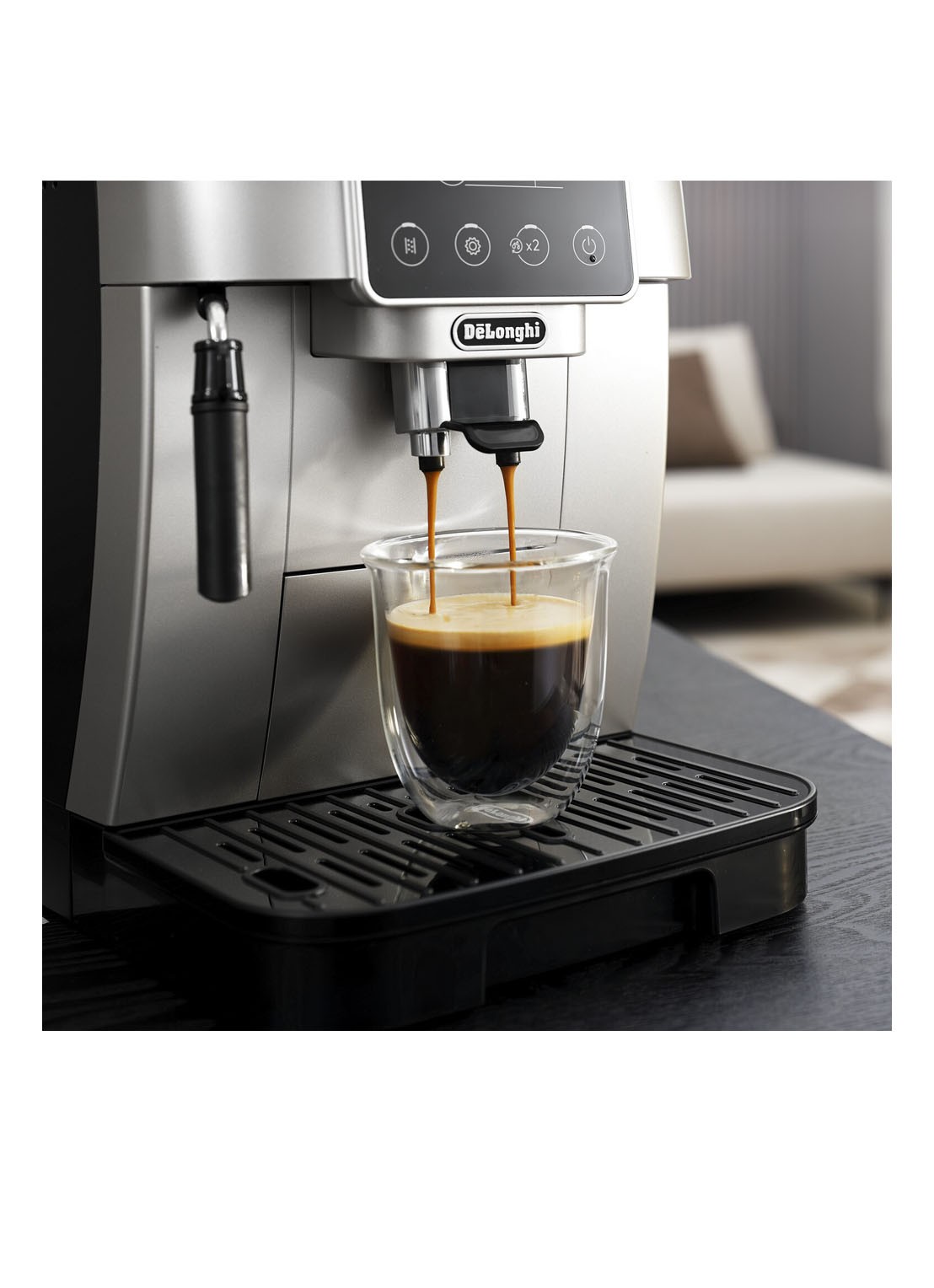 DeLonghi MagnifIca Start volautomatische espressomachine - ECAM220 - detail 2 zilver