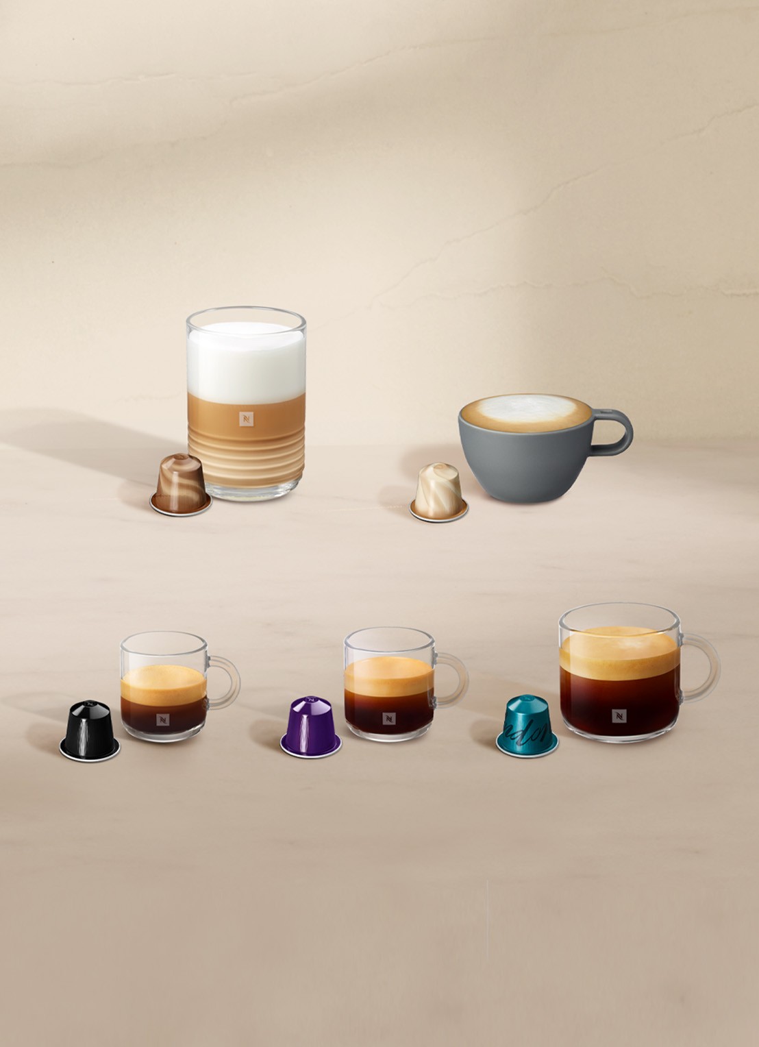 DeLonghi Nespresso Lattissima One EVO koffiezetapparaat EN510.B - voorkant 2 zwart