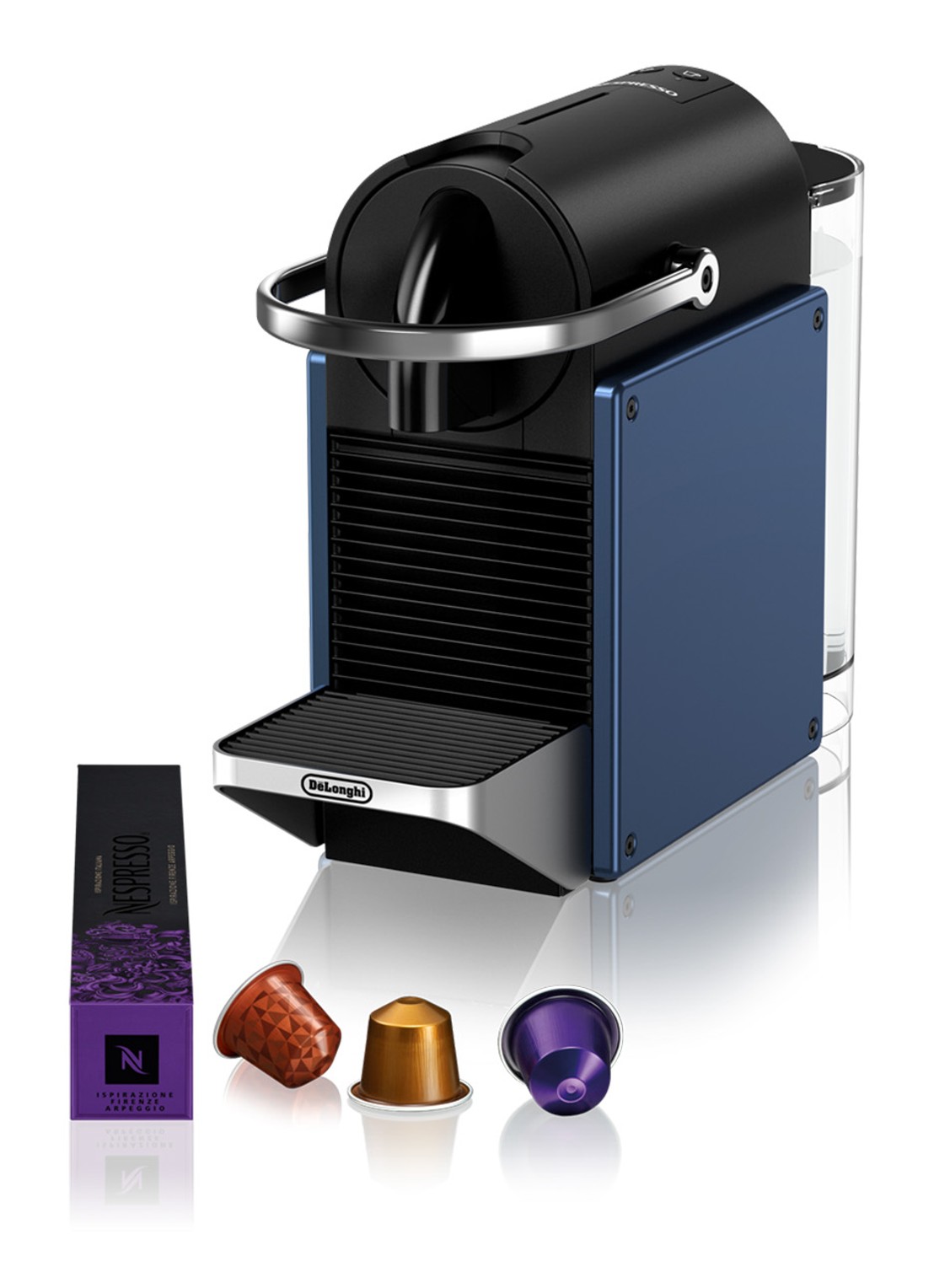 DeLonghi  Pixie Nespresso koffiecupmachine EN127BL - voorkant 7 blauw