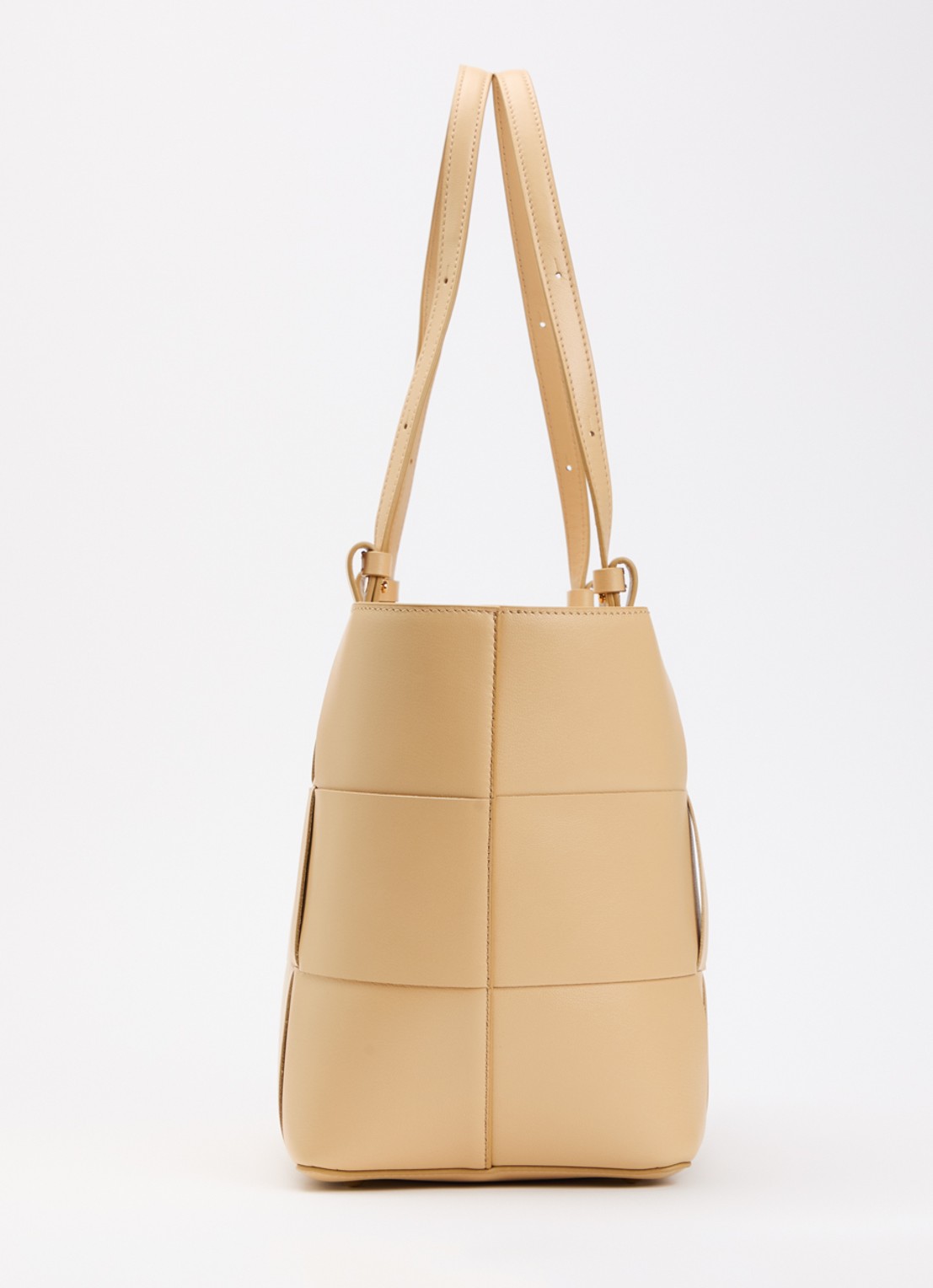 DeMellier The Florence shopper van leer - detail 3 beige