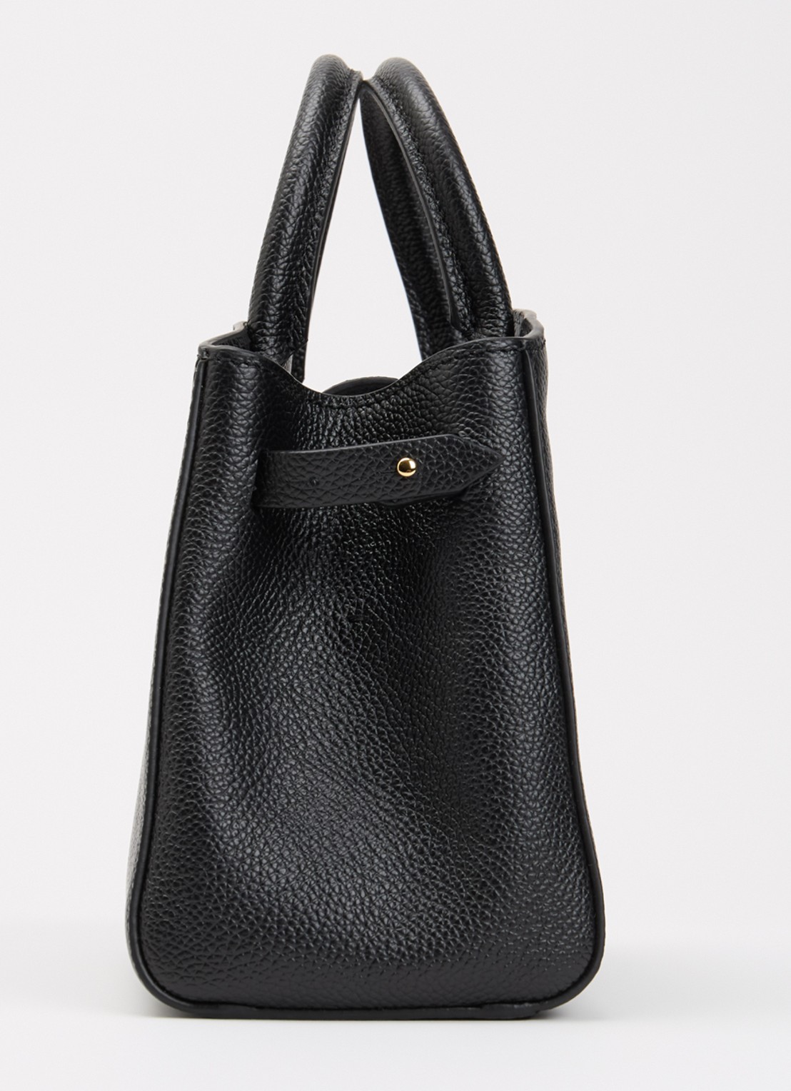DeMellier The Hudson Small handtas van leer met afneembare schouderriem - detail 3 zwart