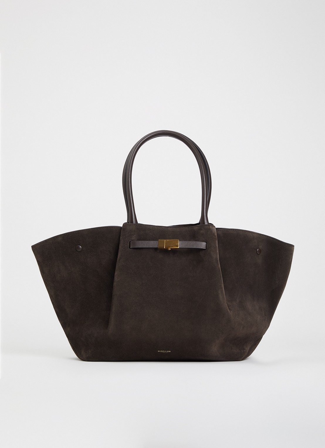 DeMellier The New York handtas - voorkant 2 chocoladebruin