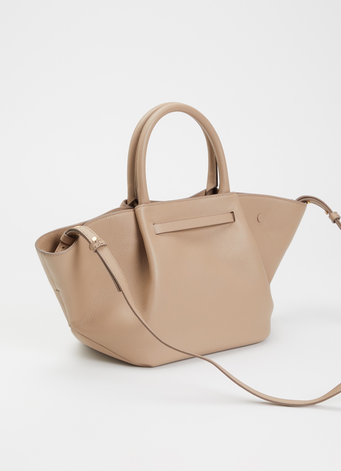 DeMellier The New York Midi handtas - achterkant beige