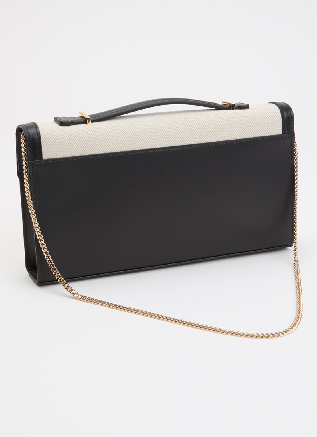 DeMellier The Vancouver clutch van leer - achterkant zwart