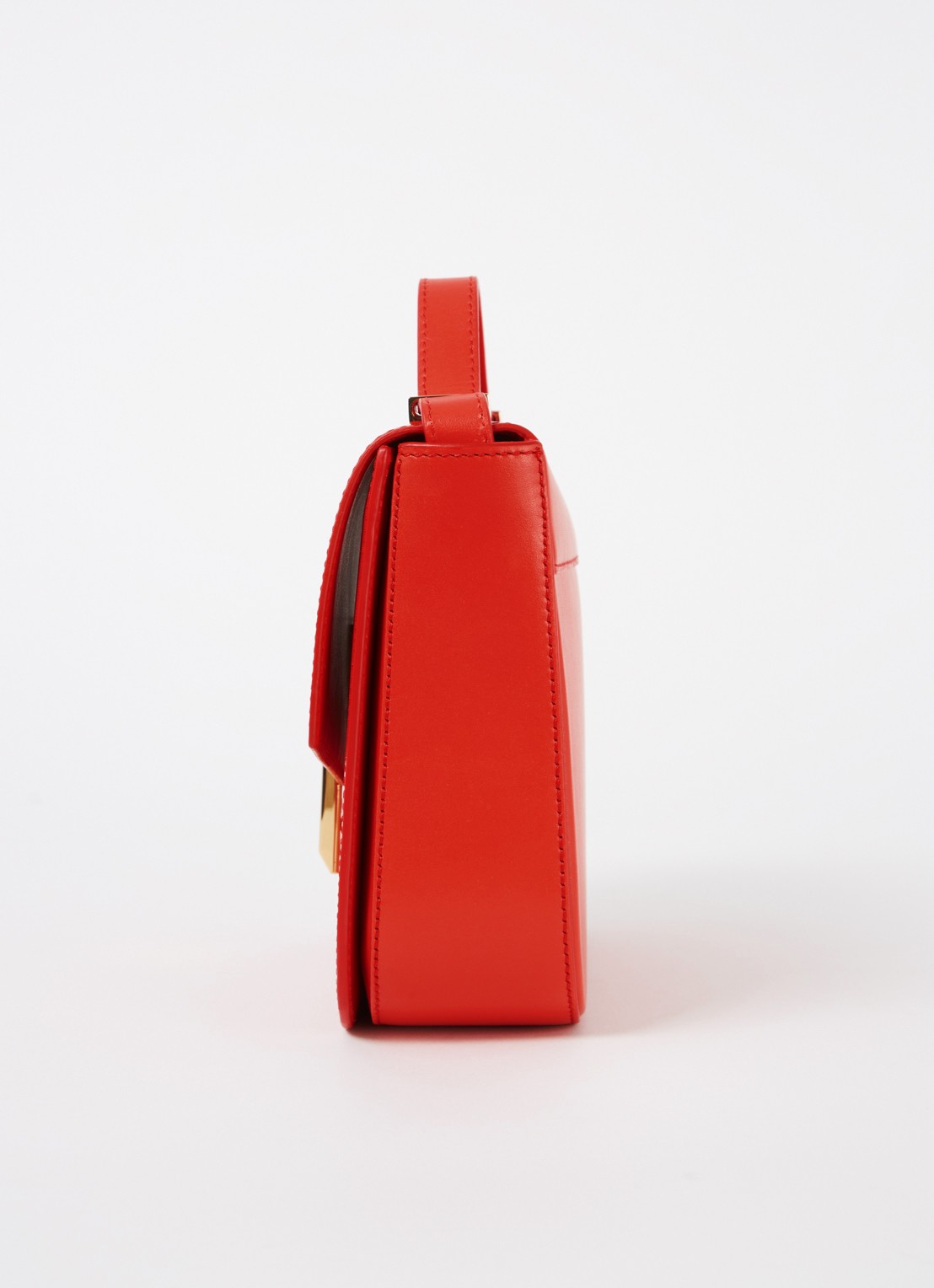DeMellier The Vancouver crossbodytas van leer - detail 4 rood