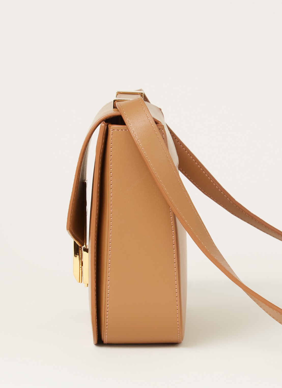 DeMellier The Vancouver crossbodytas van leer - detail 5 bruin