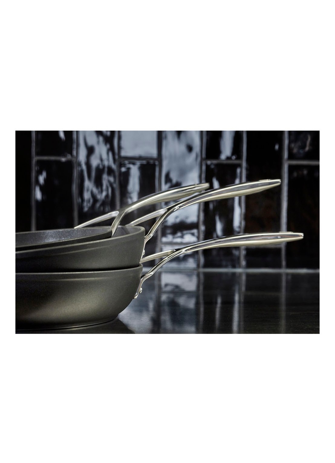 Demeyere Alu Pro 5 koekenpan Ø32 cm - detail 4 zwart