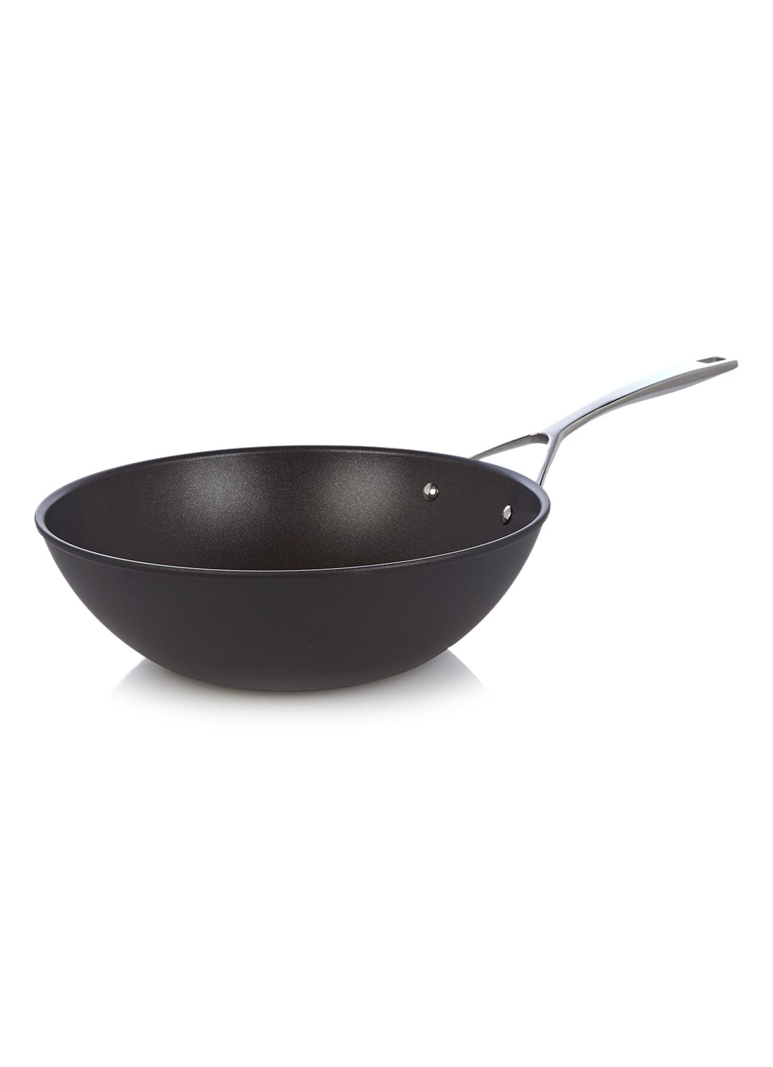 Demeyere Alu Pro 5 wokpan Ø30 cm - voorkant 2 zwart