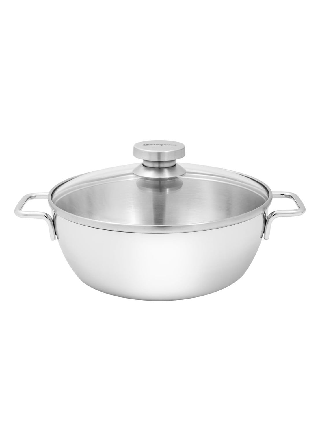 Demeyere Apollo 7 braadpan Ø24 cm - detail zilver