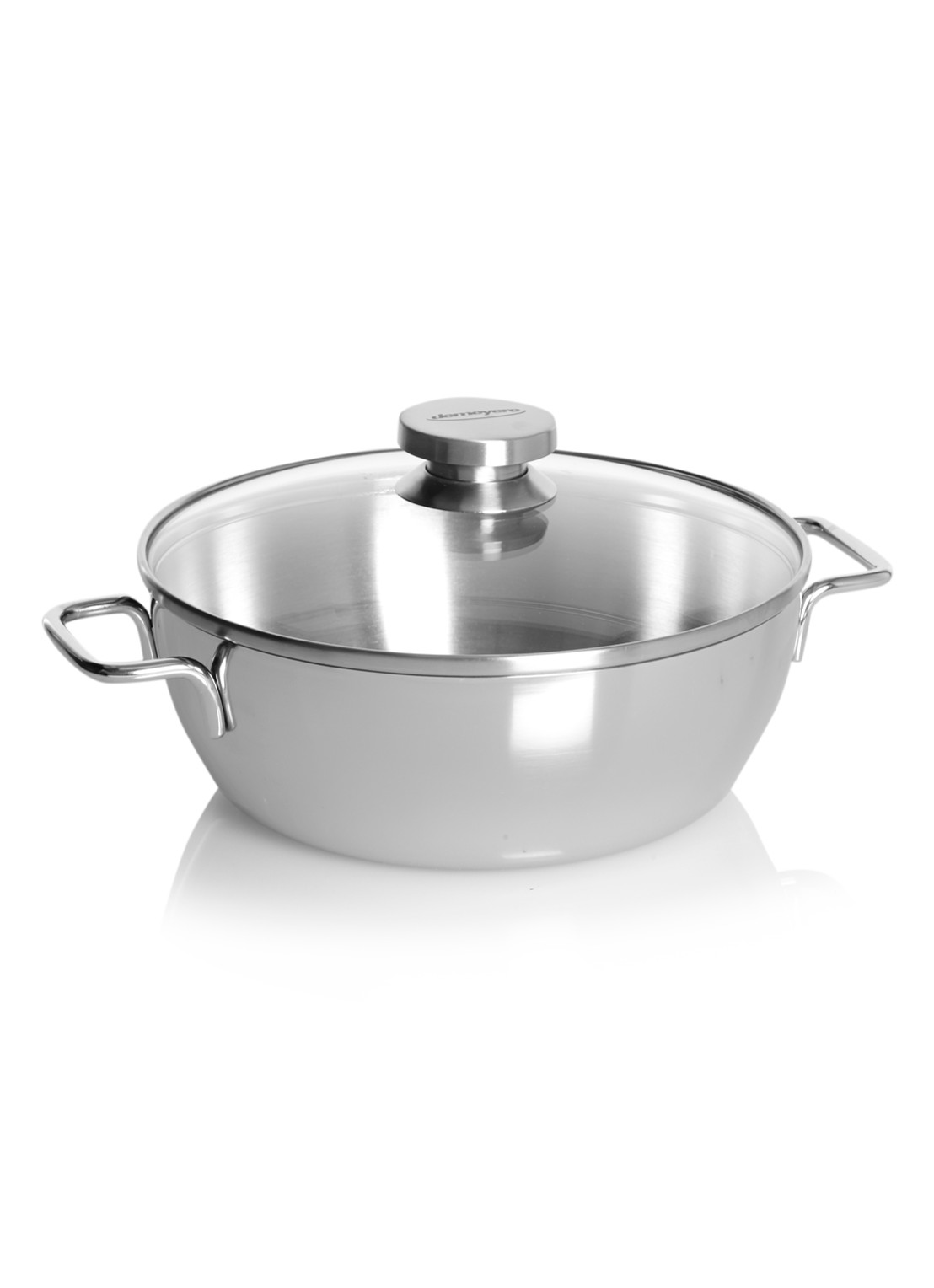 Demeyere Apollo 7 braadpan Ø24 cm - voorkant 2 zilver