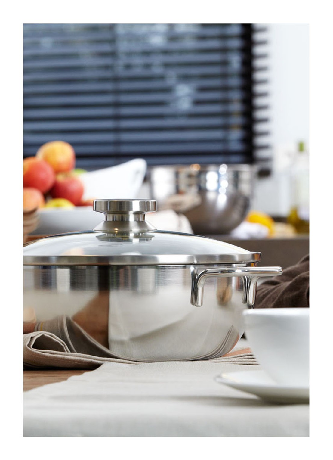 Demeyere Apollo 7 braadpan Ø28 cm - voorkant 3 zilver