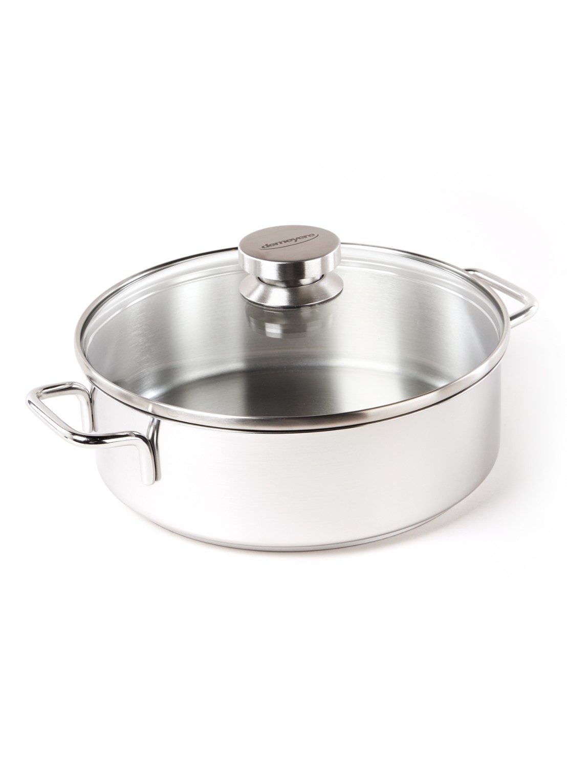 Demeyere Apollo 7 hapjespan 24 cm - voorkant 2 zilver