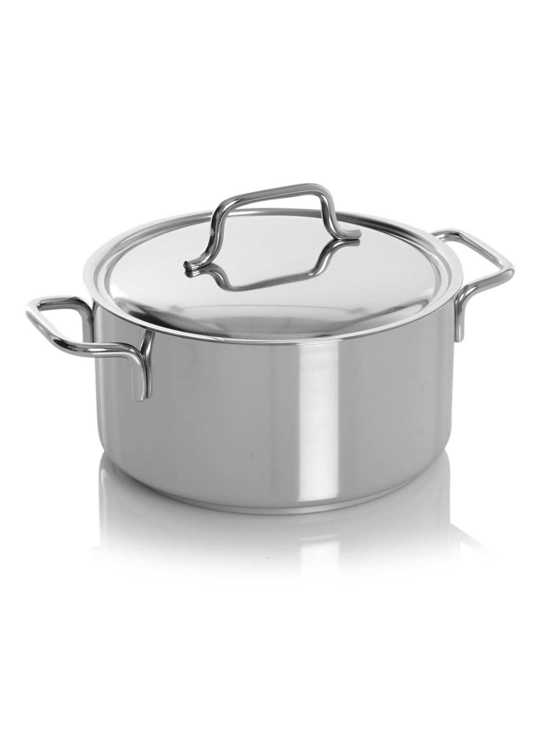Demeyere Apollo 7 kookpan 20 cm - voorkant zilver
