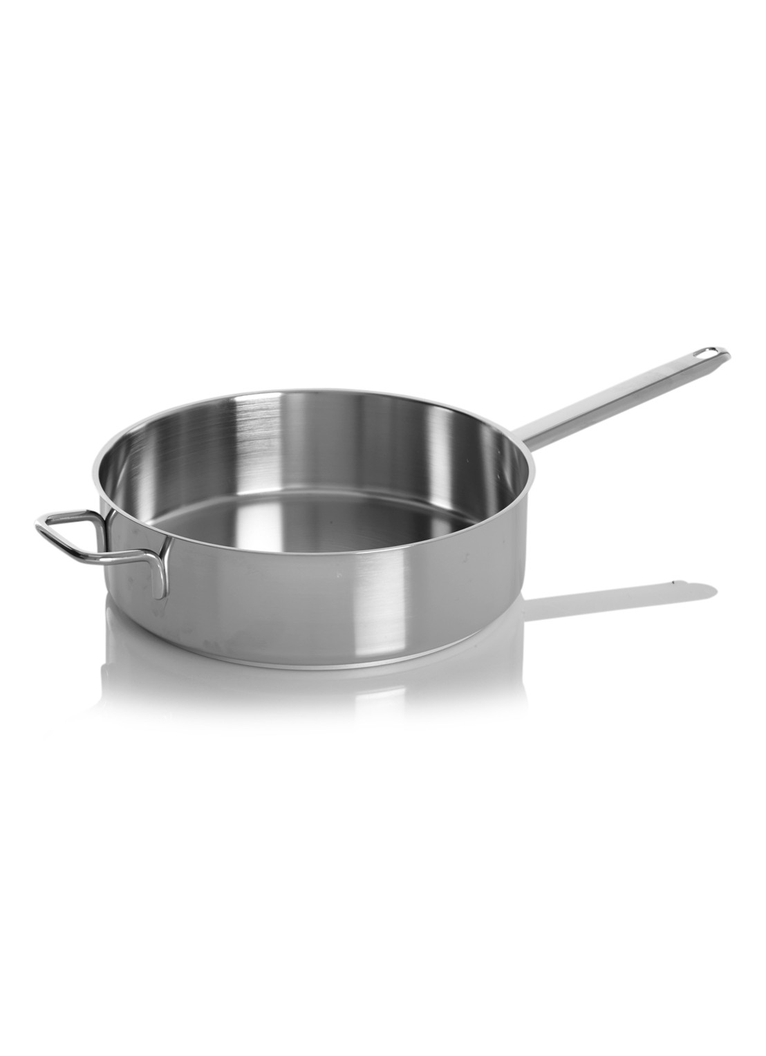 Demeyere Apollo 7 sauteerpan Ø28 cm - voorkant 2 zilver