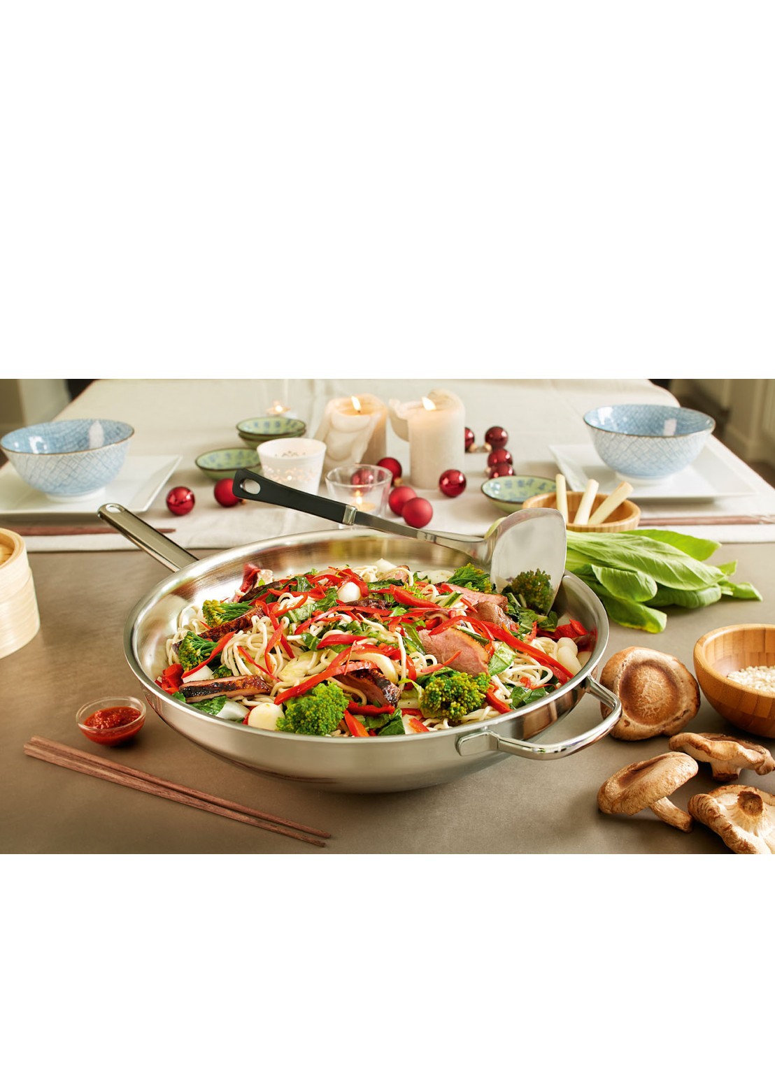 Demeyere Apollo 7 wok Ø36 cm - voorkant 2 undefined