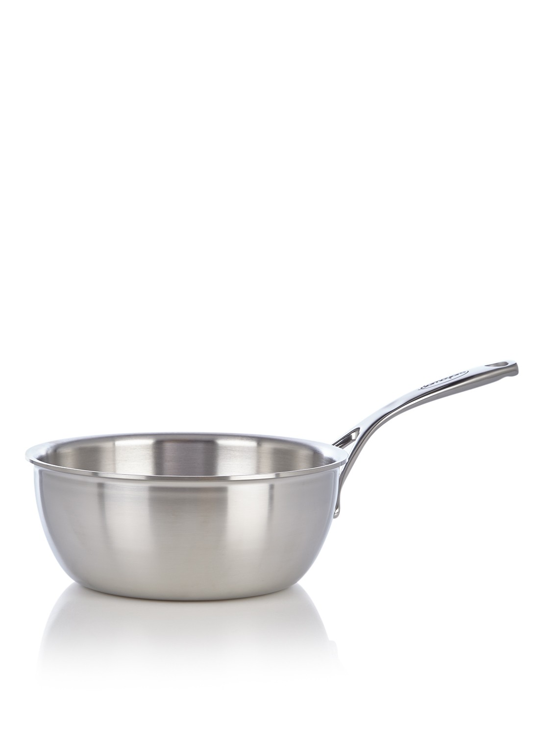 Demeyere Atlantis 7 conische sauspan 20 cm - voorkant zilver