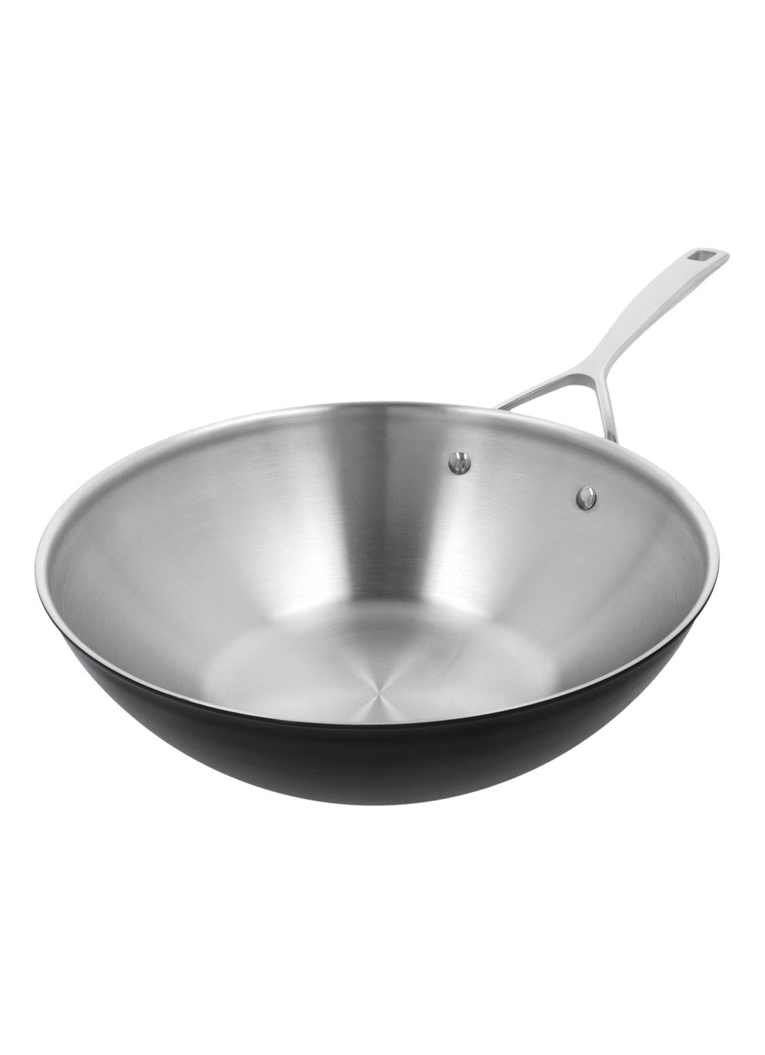 Demeyere  Black 5 wok Ø30 cm - voorkant 2 zwart